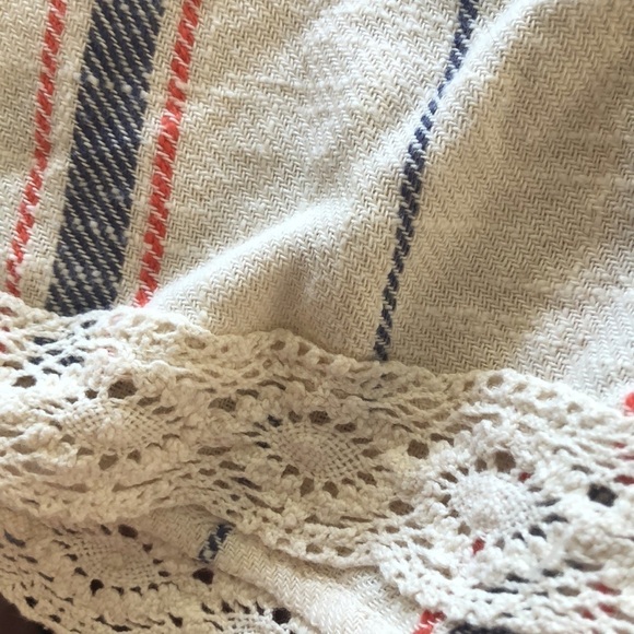 Aerie elastic waist lace trim cotton shorts medium - Picture 7 of 7